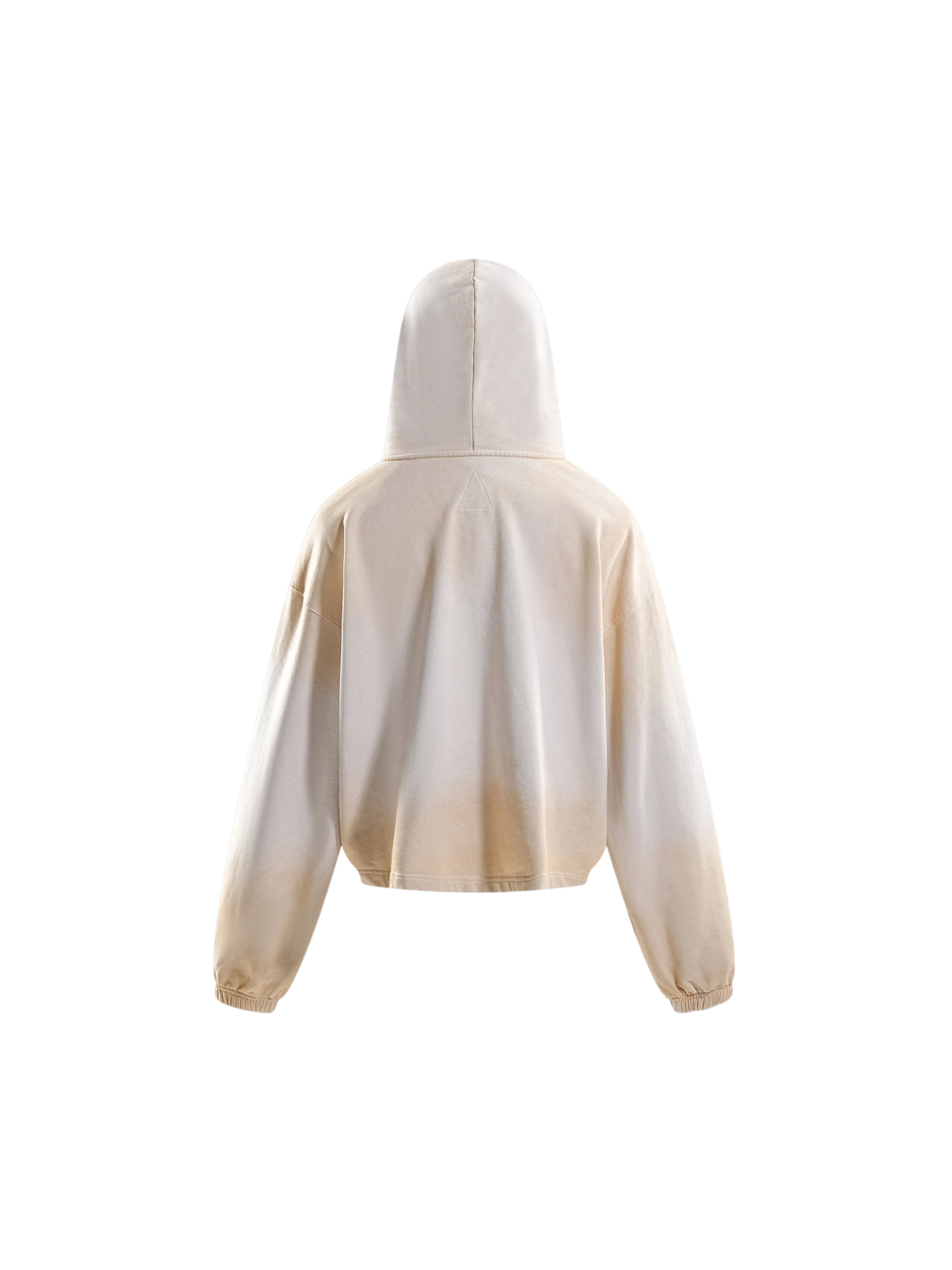 TBHNP grayish-yellow arrival knight hoodie, cropped front flat-lay — men's streetwear hoodie