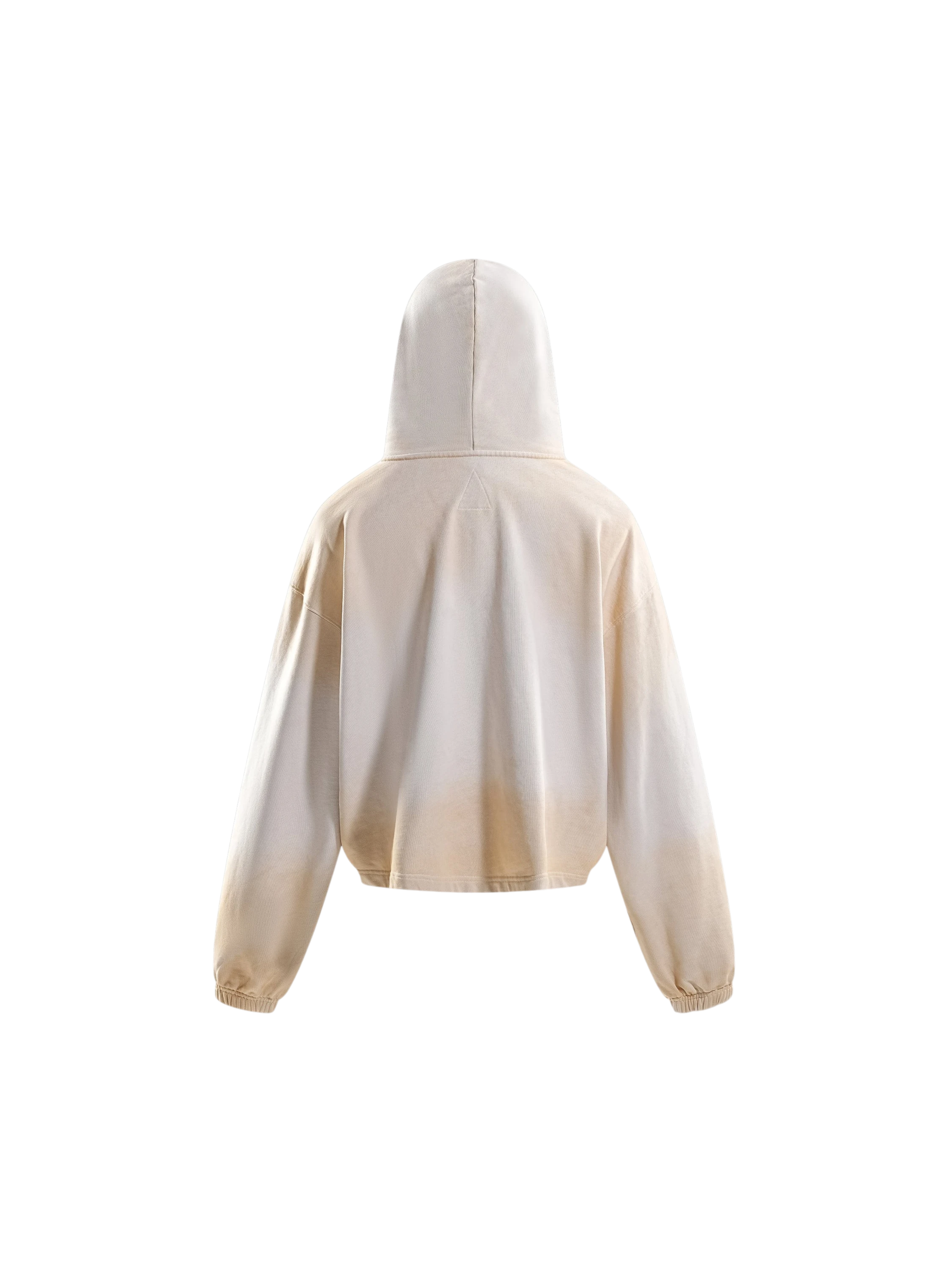 TBHNP grayish-yellow arrival knight hoodie, cropped front flat-lay — men's streetwear hoodie