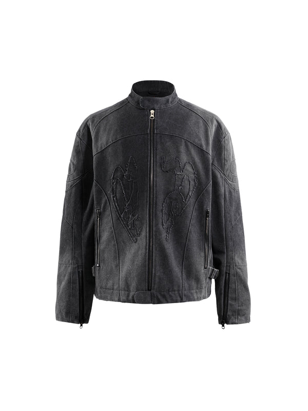 PRINCE OF DARKNESS CANVAS MOTO JACKET