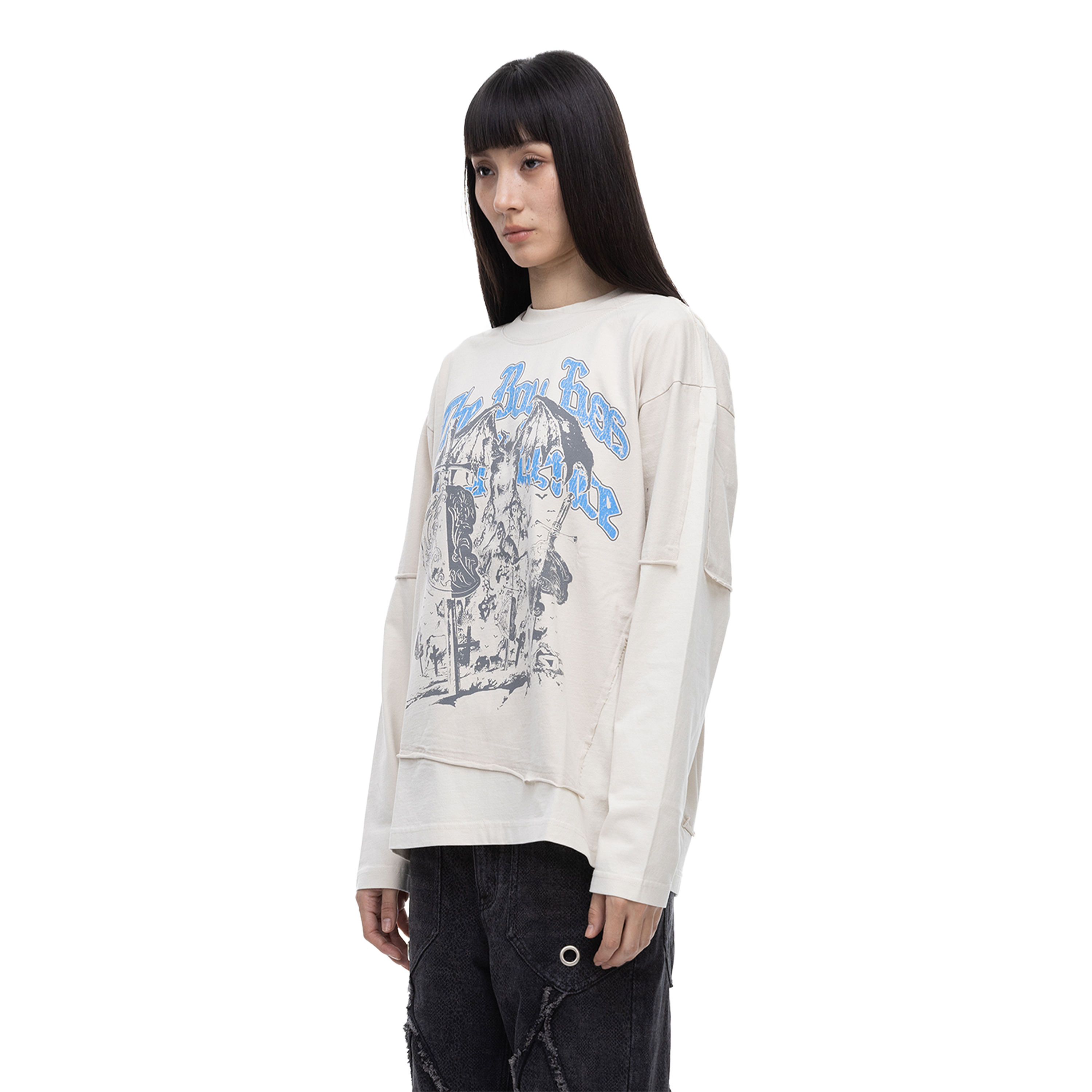 ECLIPSE OF THE BLOOD MOON ARRIVAL KNIGHT L/S TEE