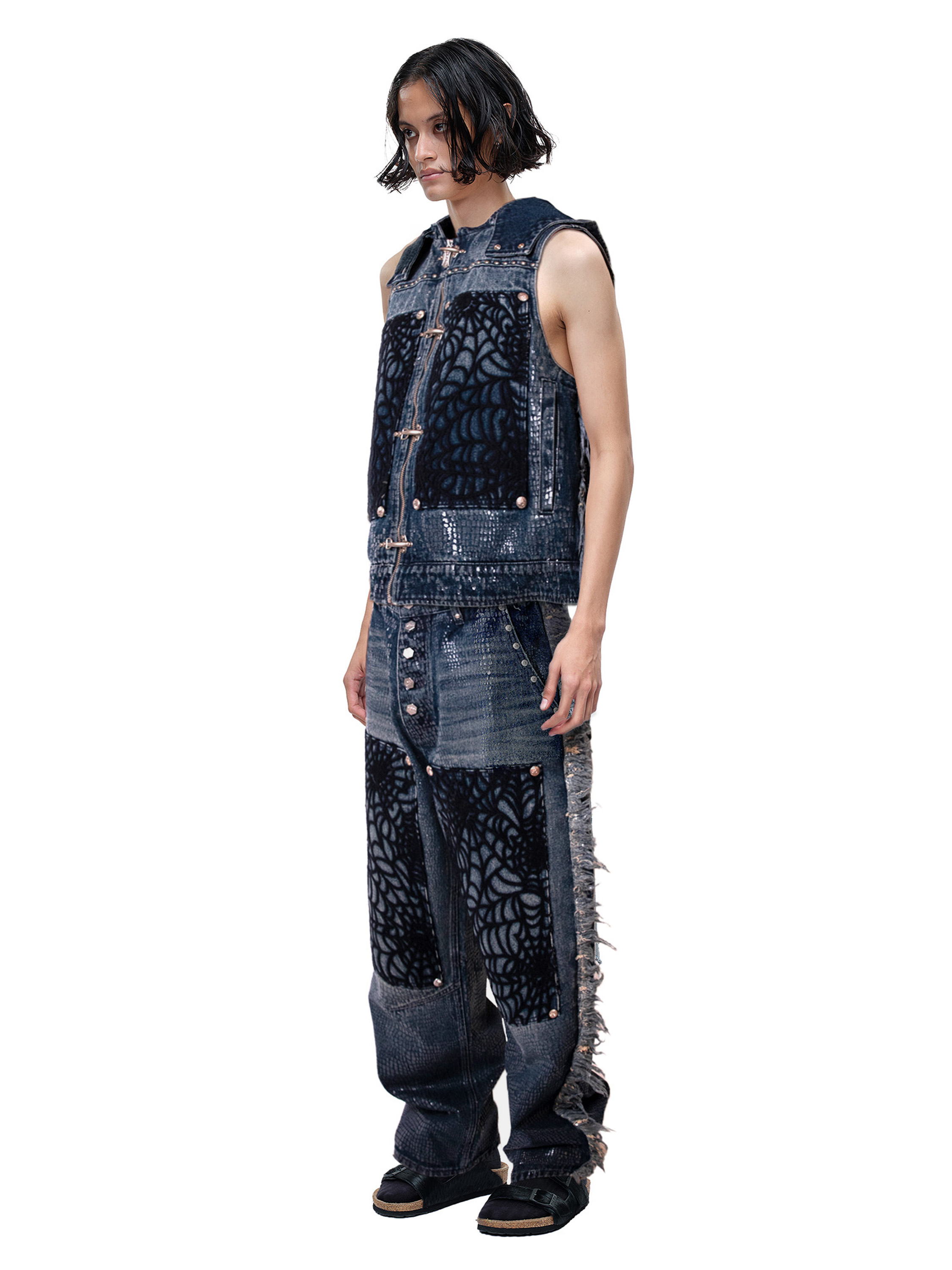 LUMINOUSDAWN FRINGED JEANS