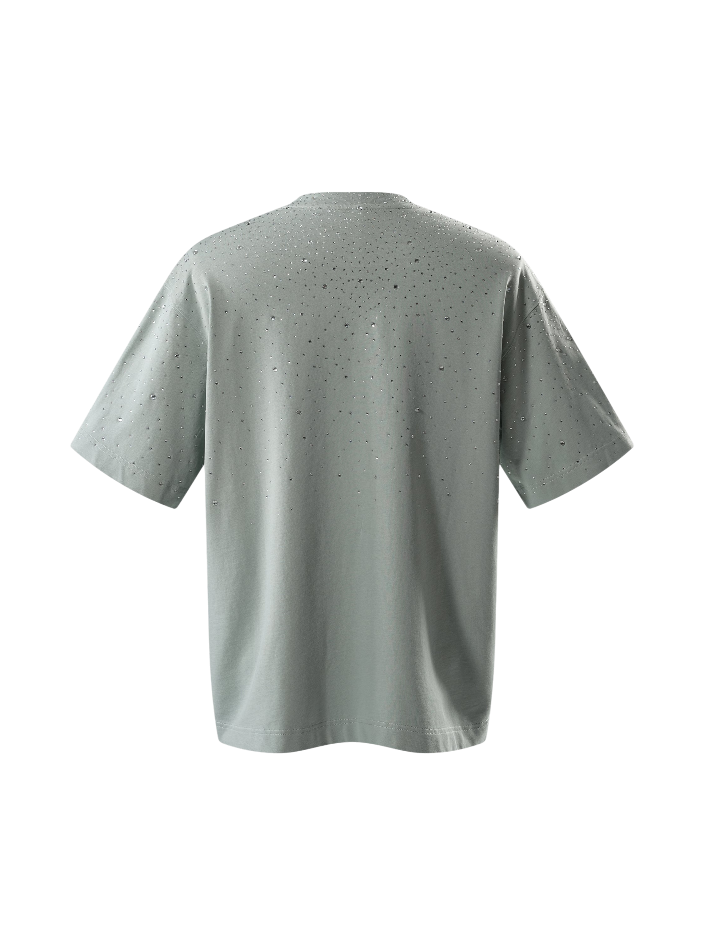 LUMINOUS DAWN RHINESTONE PATCH T-SHIRT