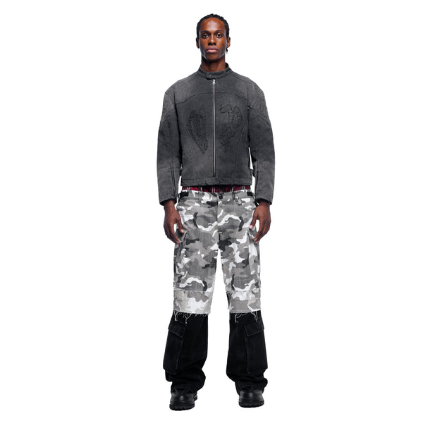 PRINCE OF DARKNESS CANVAS MOTO JACKET