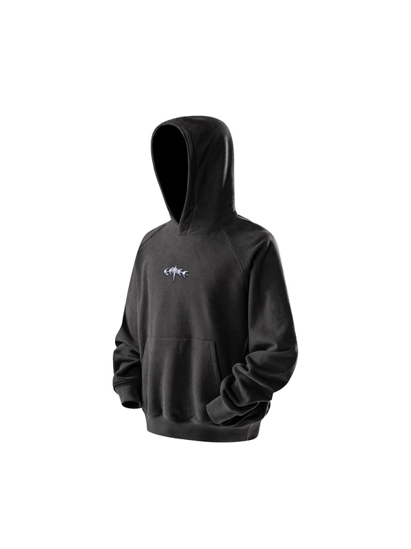 LUMINOUS DAWN FLOCKED HOODIE