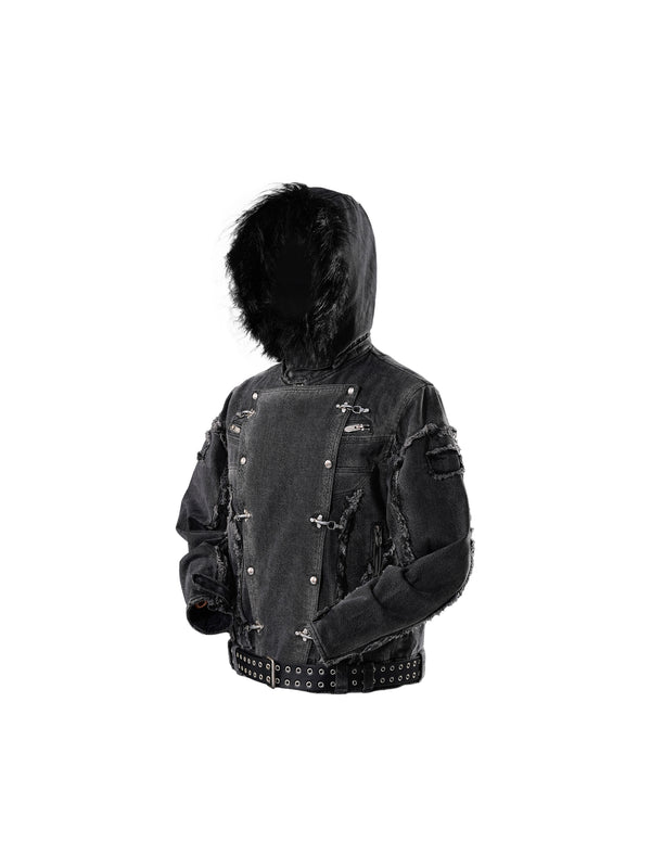 ECLIPSE OF THE BLOOD MOON COBRA PRINT JACKET