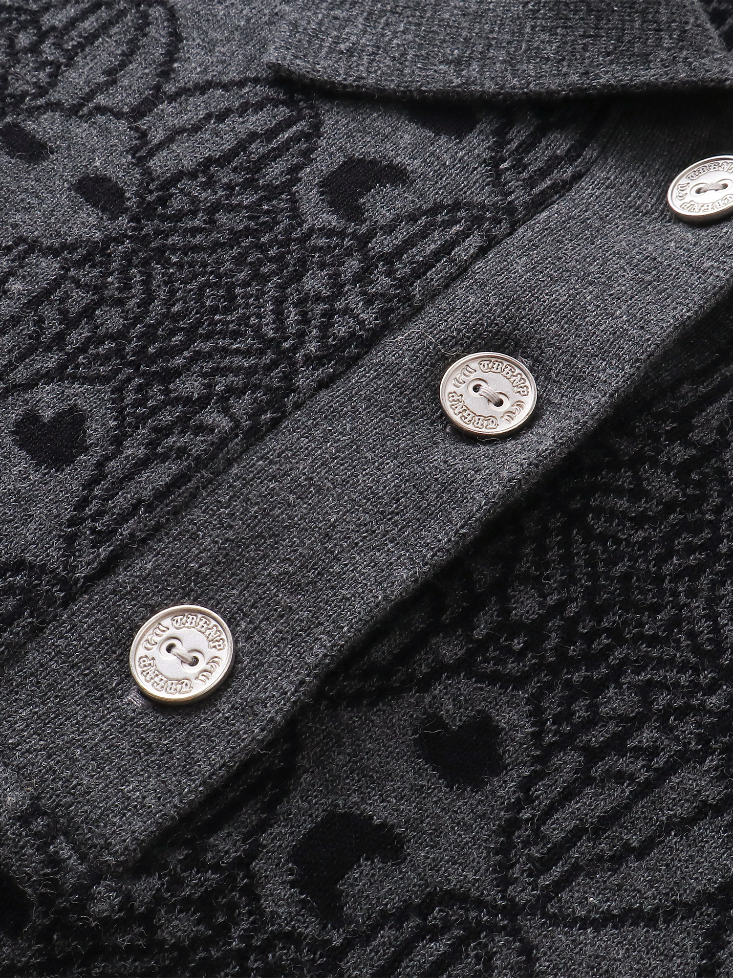 LUMINOUS DAWN BAT PATTERN POLO TEE
