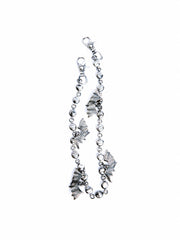 SILVERING DISTRESSED BAT PANTS CHAIN