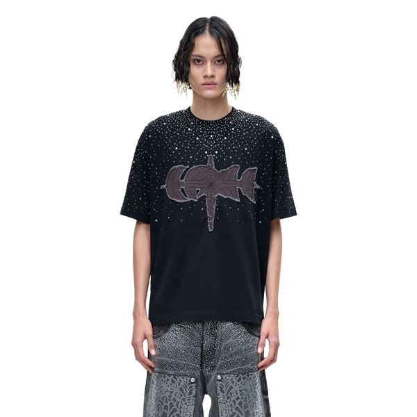 LUMINOUS DAWN RHINESTONE S/S TEE