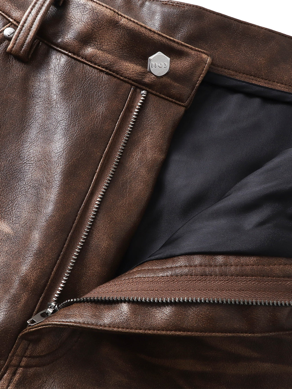 ECLIPSE OF THE BLOOD MOON COBWEB LEATHER PANTS