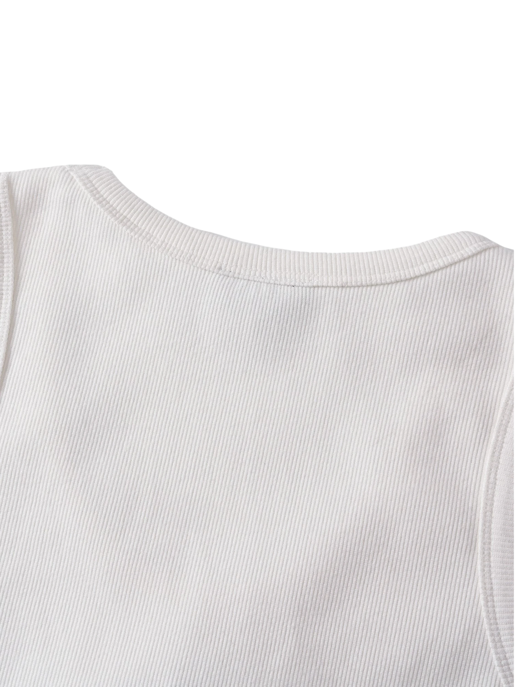 LUMINOUS DAWN ASTRAL METAL LOGO RIBBED TANK