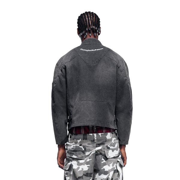 PRINCE OF DARKNESS CANVAS MOTO JACKET