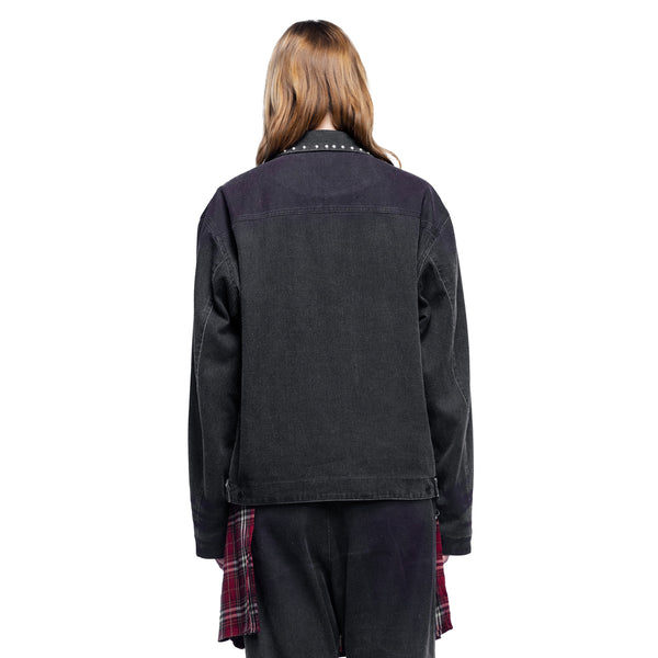 PRINCE OF DARKNESS SPRAY-PAINTED BLAZER