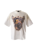 TBHNP Luminous Dawn astral knight distressed t-shirt — men's streetwear graphic tee
