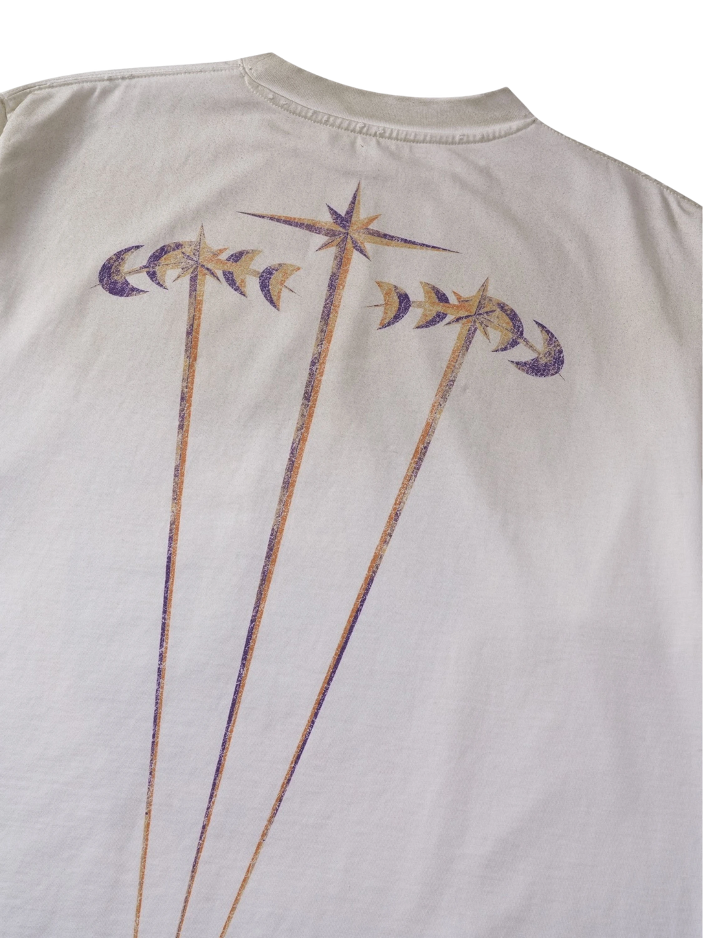 TBHNP Luminous Dawn astral knight distressed t-shirt — men's streetwear graphic tee