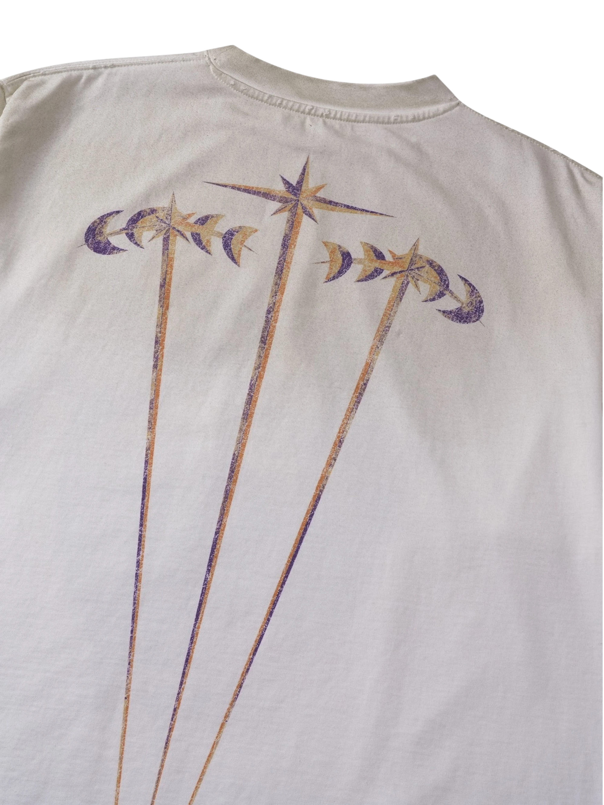 TBHNP Luminous Dawn astral knight distressed t-shirt — men's streetwear graphic tee