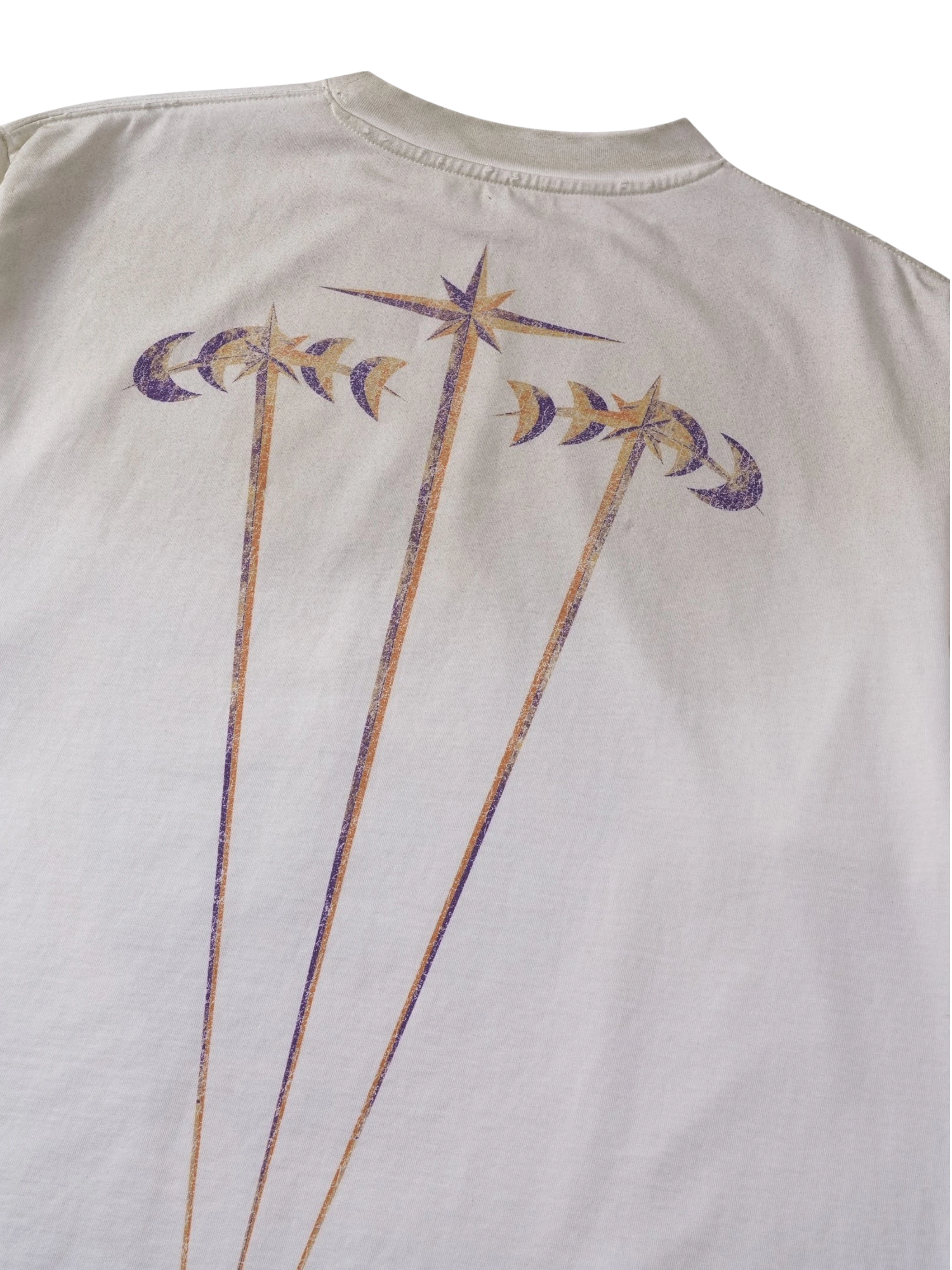 TBHNP Luminous Dawn astral knight distressed t-shirt — men's streetwear graphic tee