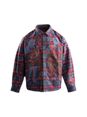 DOUBLE SAINT MURAL PLAID SHIRT