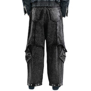 DISCIPLE DISTRESSED DENIM WORK PANTS