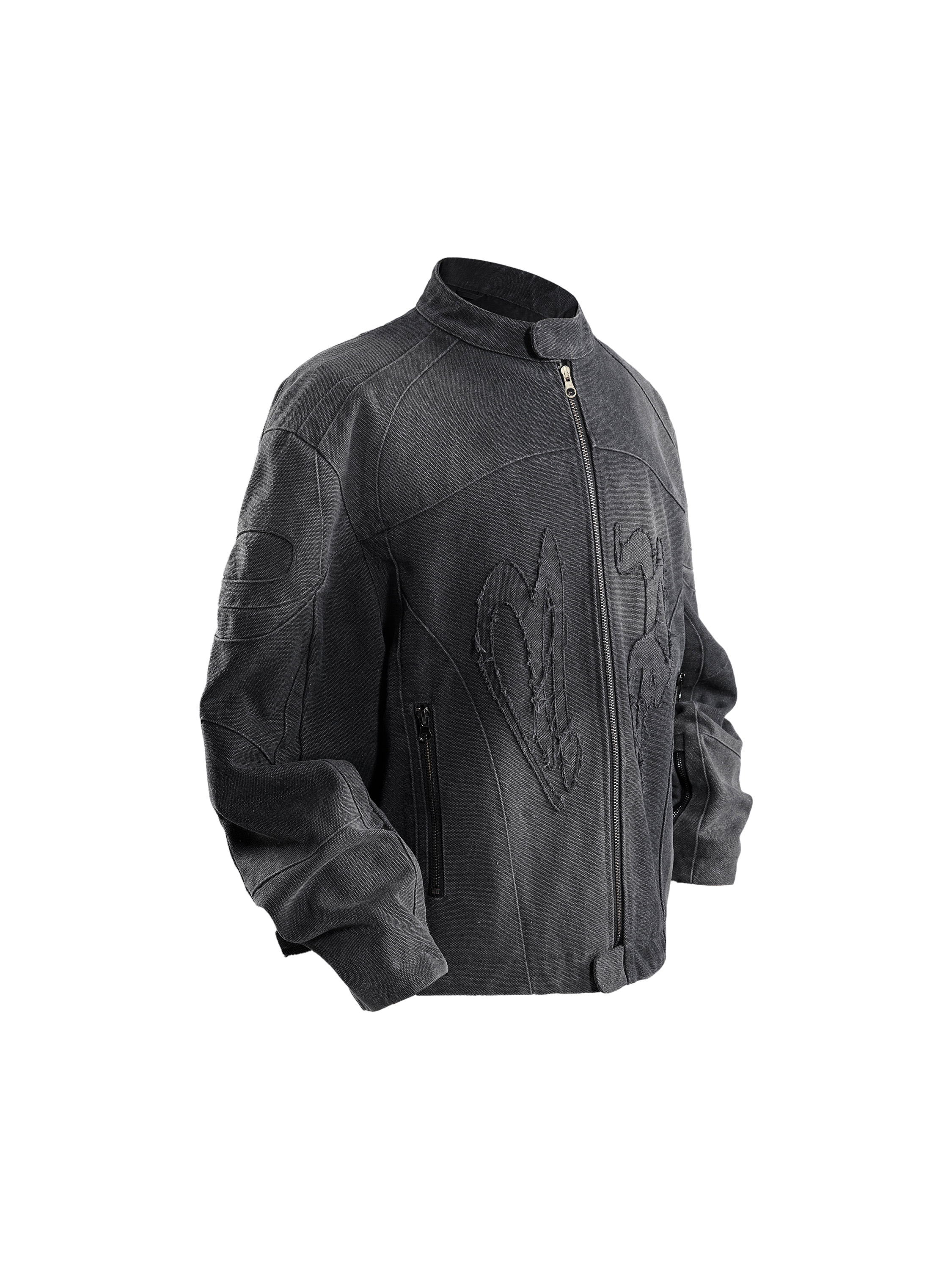 PRINCE OF DARKNESS CANVAS MOTO JACKET