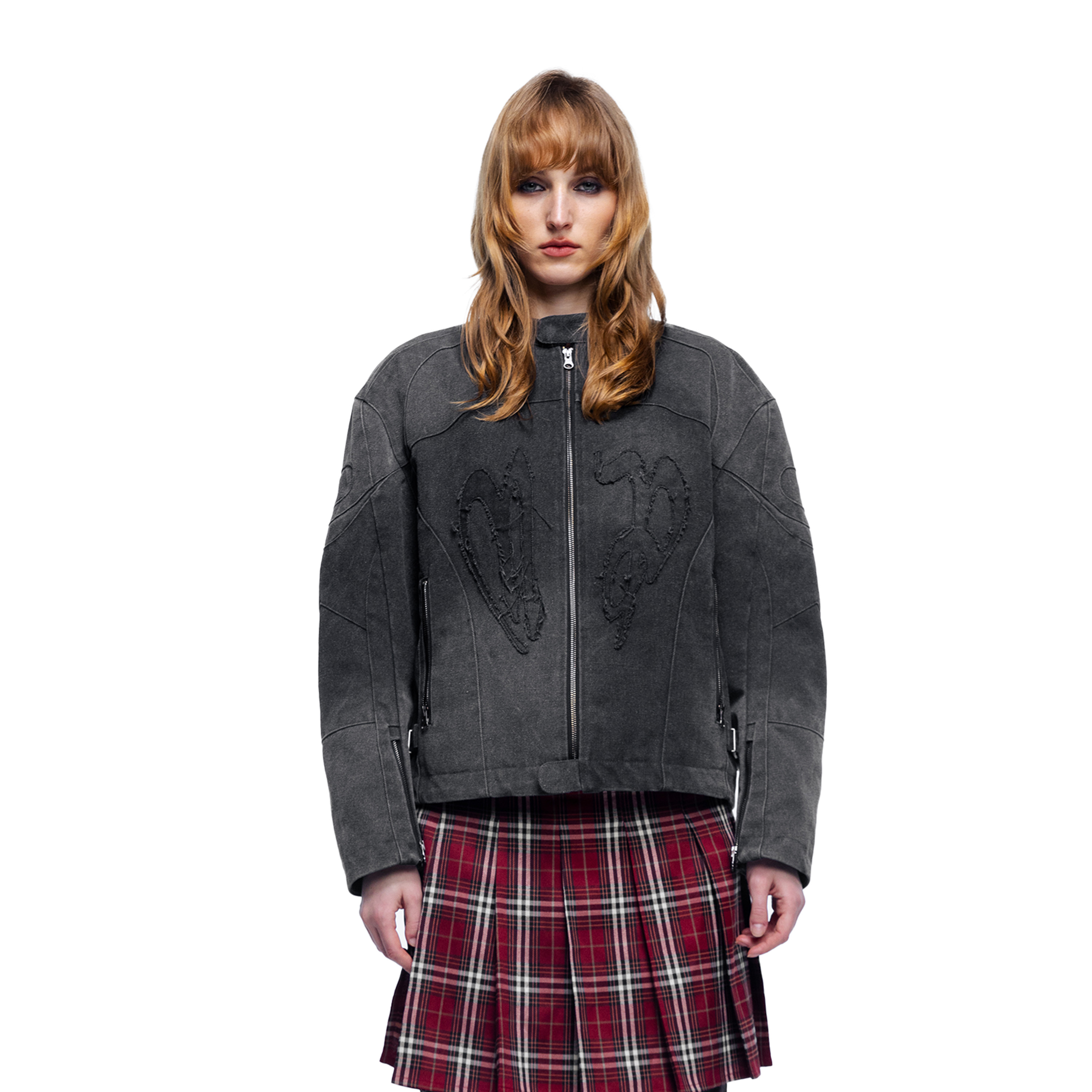 PRINCE OF DARKNESS CANVAS MOTO JACKET