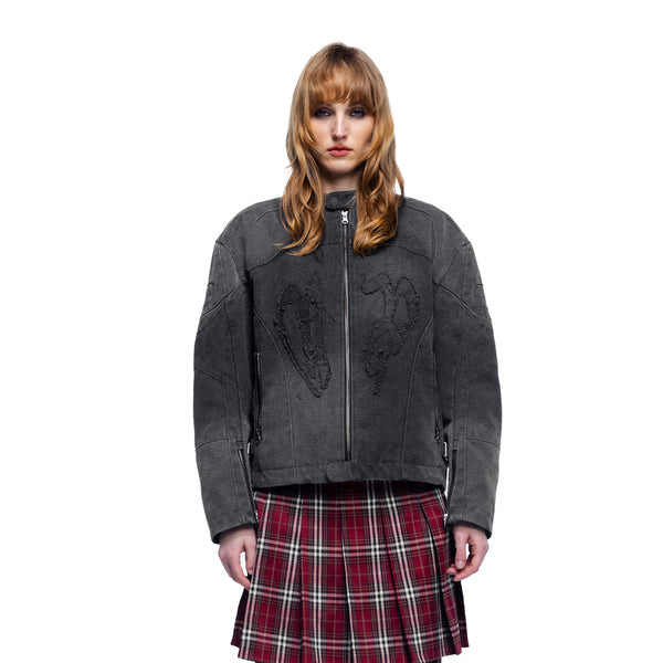 PRINCE OF DARKNESS CANVAS MOTO JACKET
