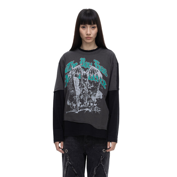 ECLIPSE OF THE BLOOD MOON ARRIVAL KNIGHT L/S TEE