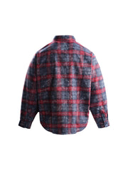 DOUBLE SAINT MURAL PLAID SHIRT