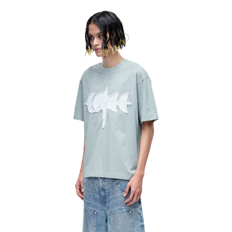 LUMINOUS DAWN RHINESTONE S/S TEE
