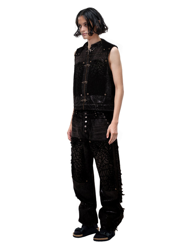 LUMINOUSDAWN FRINGED JEANS