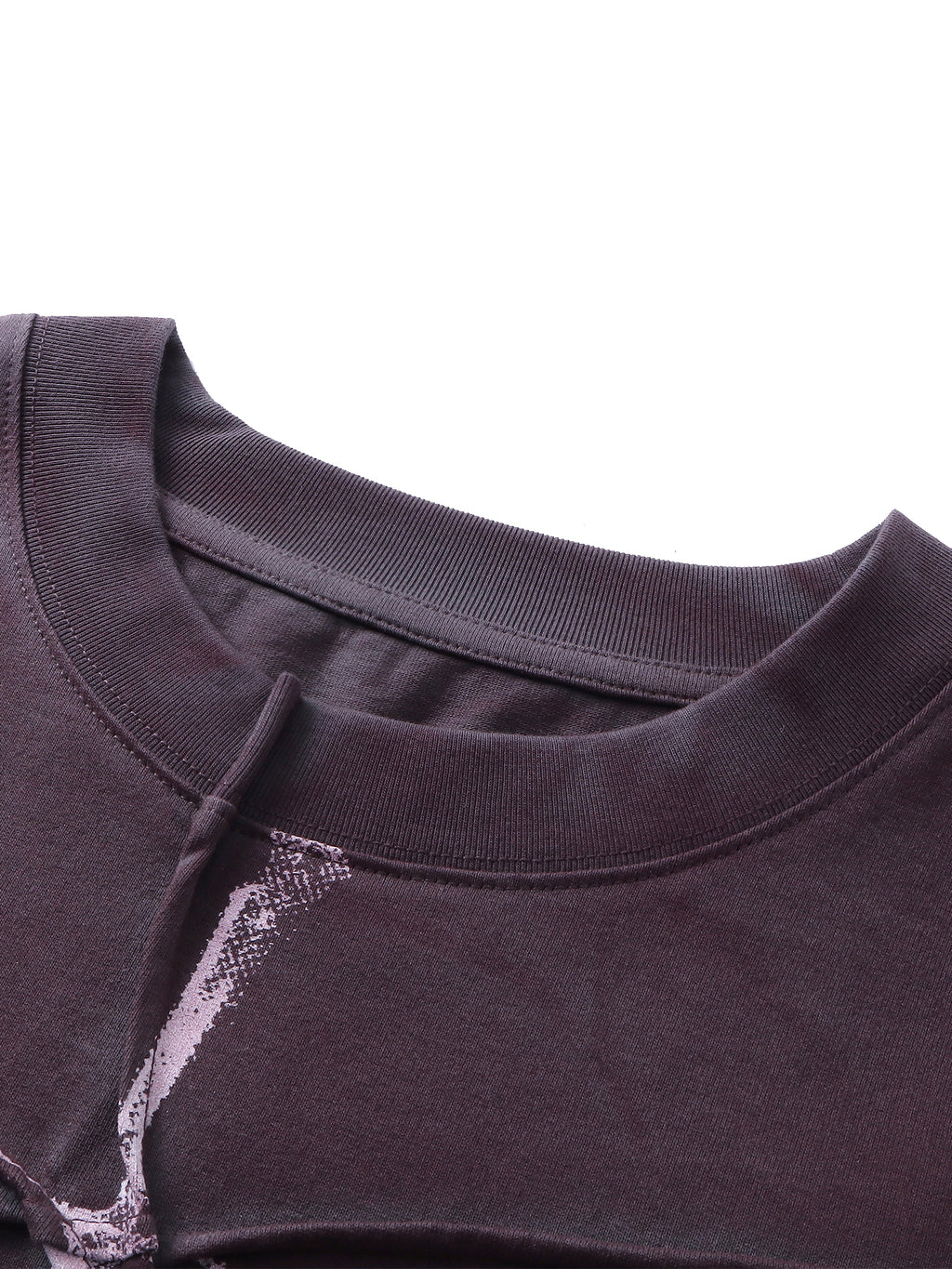 PRINTED BONE WITH SWORD WRINKLED L/S TEE