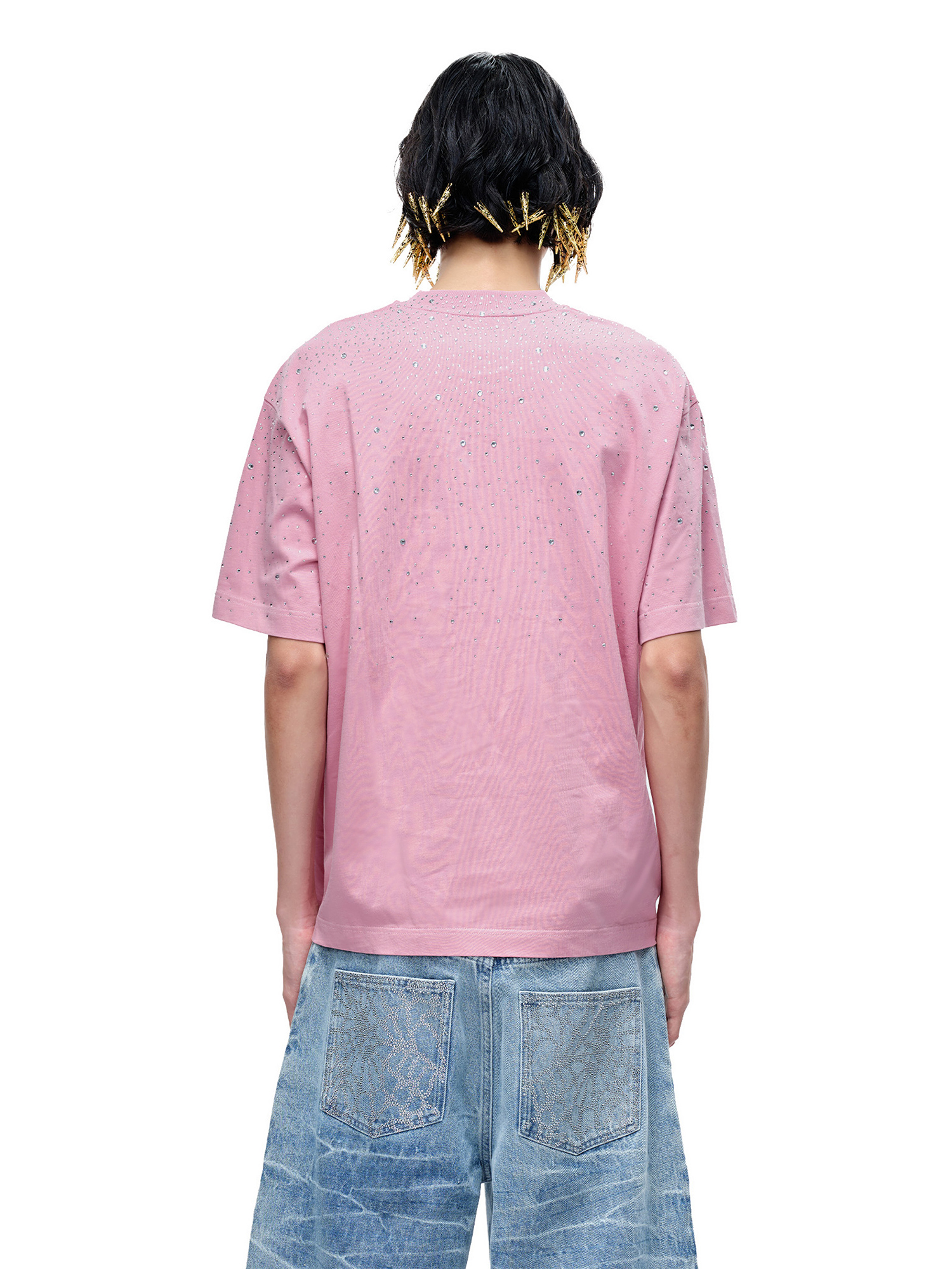 LUMINOUS DAWN RHINESTONE S/S TEE