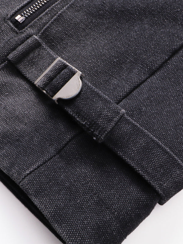 PRINCE OF DARKNESS CANVAS MOTO JACKET