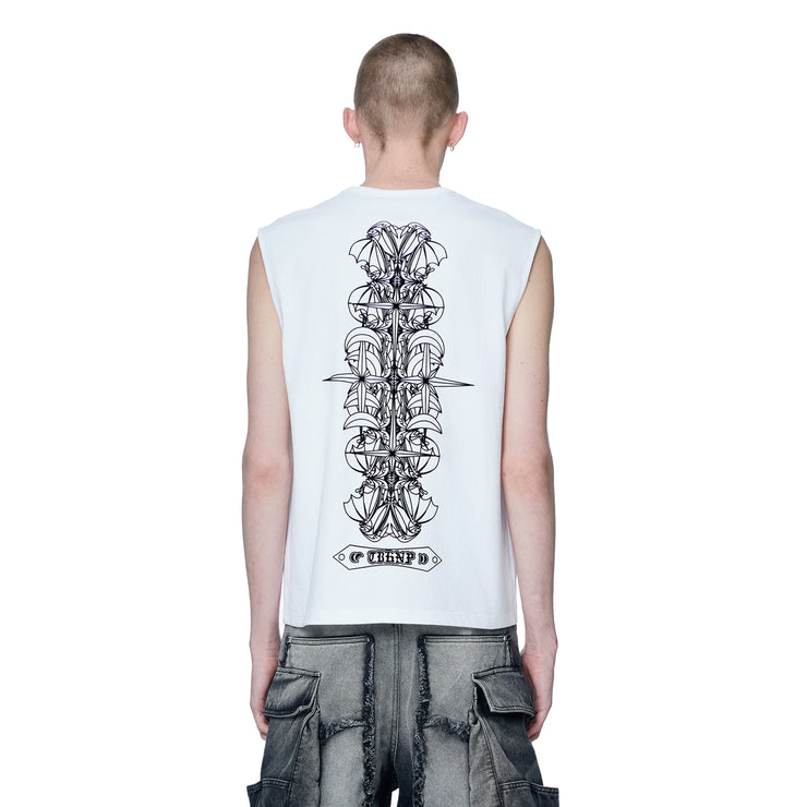 LUMINOUS DAWN ASTRAL METAL LOGO SHADOWBAT VEST