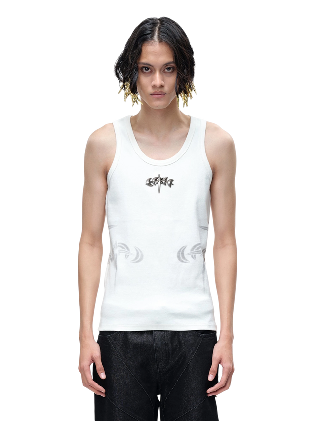 LUMINOUS DAWN ASTRAL METAL LOGO 羅紋背心