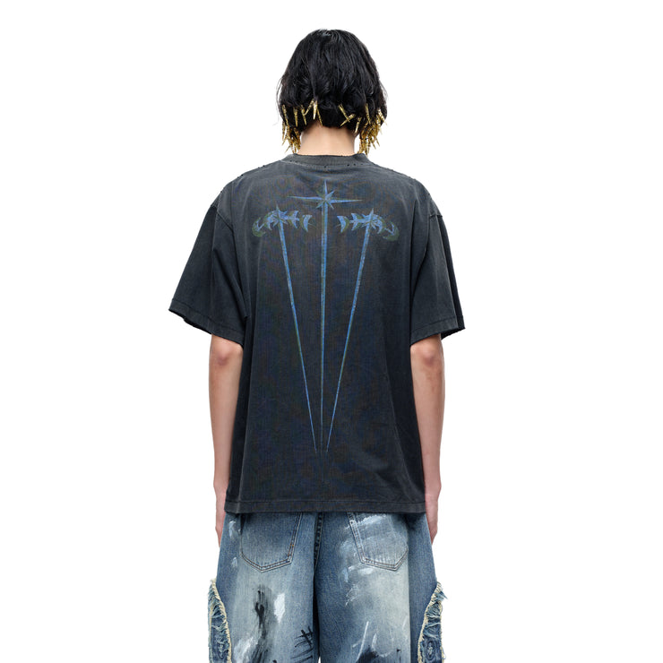LUMINOUS DAWN ASTRAL KNIGHT DESTROYED S/S TEE
