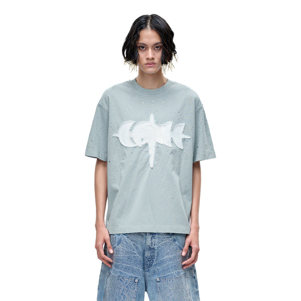 LUMINOUS DAWN RHINESTONE S/S TEE