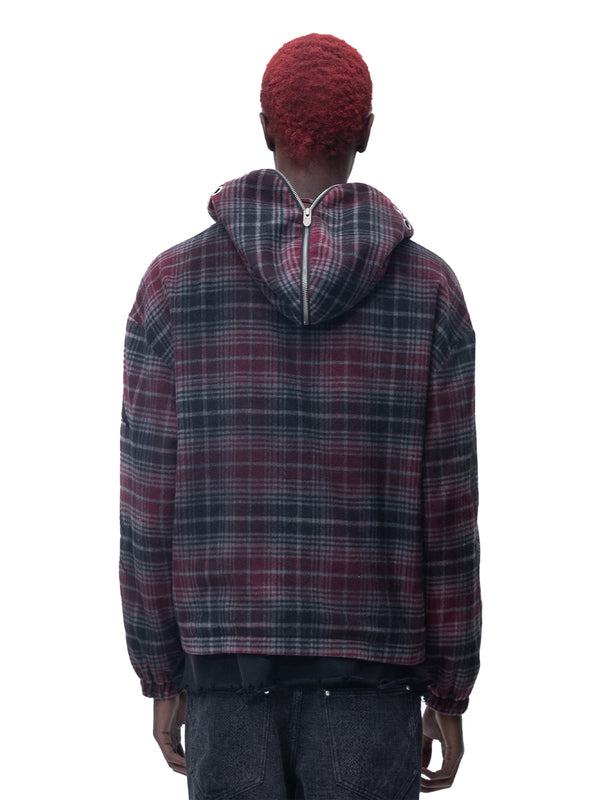 ECLIPSE OF THE BLOOD MOON KNIGHT ZIP-UP HOODIE WOOLEN SHIRT
