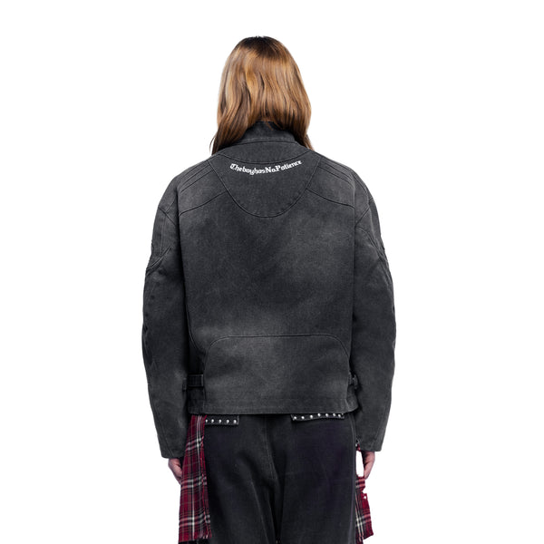 PRINCE OF DARKNESS CANVAS MOTO JACKET