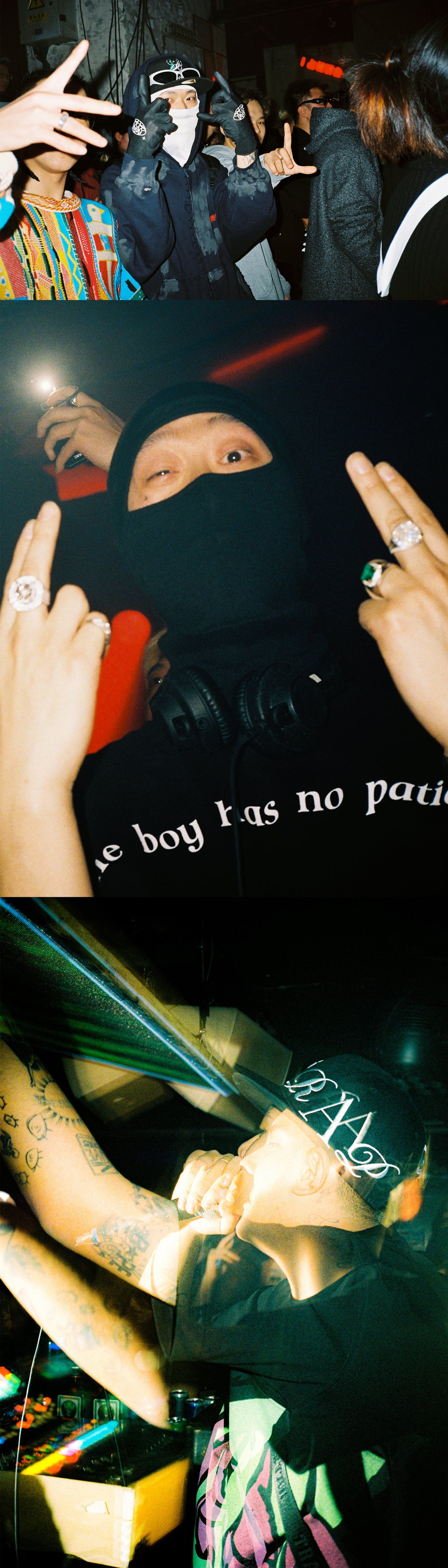 【The Boy Has No Patience】LUMINOUS DAWN ASTRAL METAL LOGO VEST
