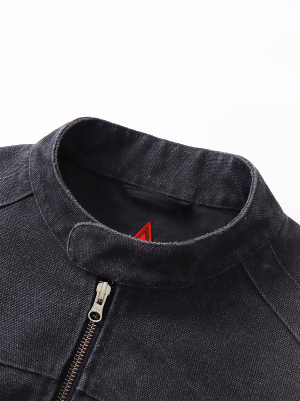 PRINCE OF DARKNESS CANVAS MOTO JACKET