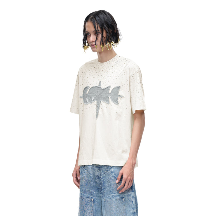 LUMINOUS DAWN RHINESTONE S/S TEE