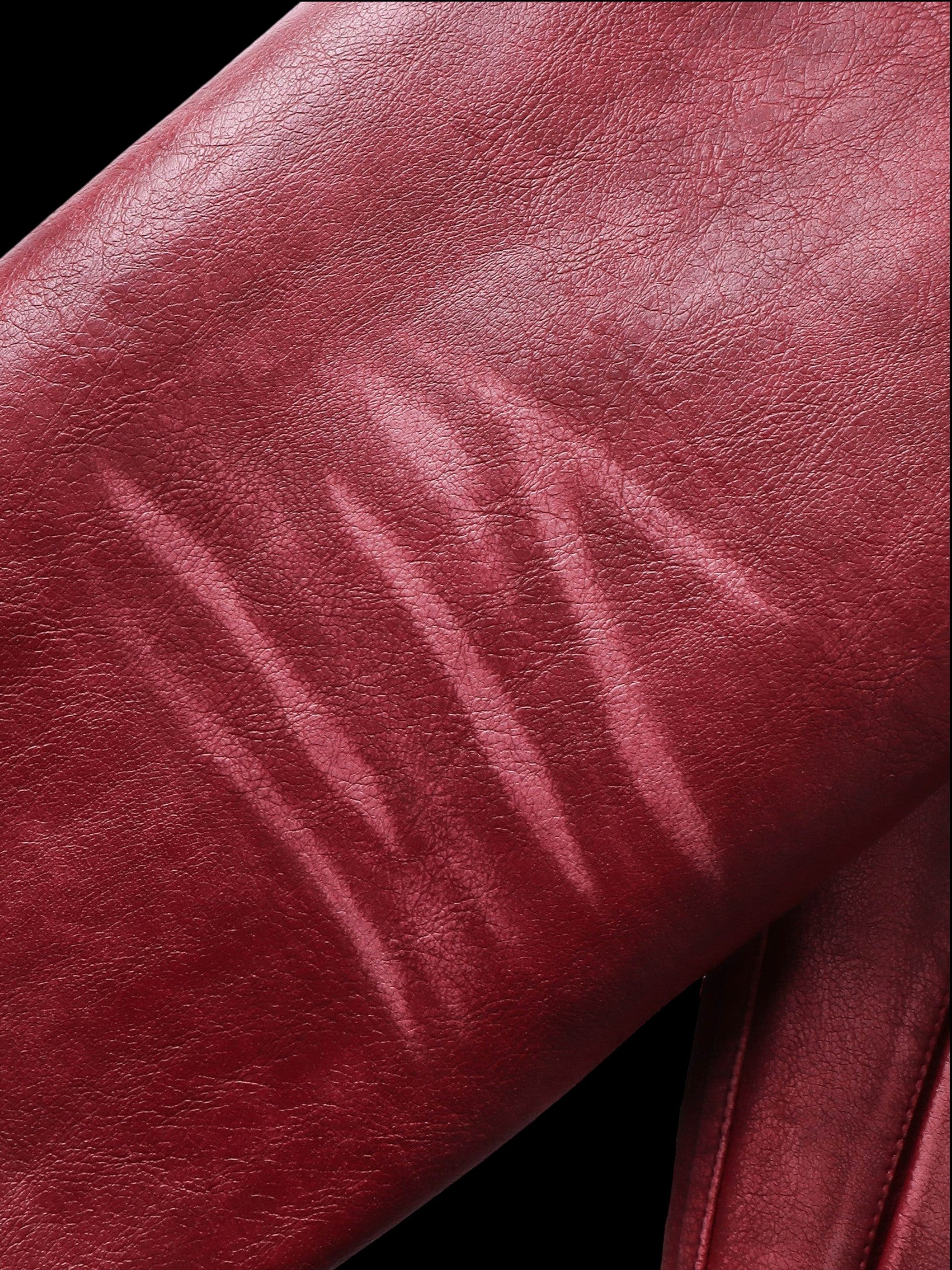 TBHNP Eclipse of the Blood Moon cobweb embroidered faux leather jacket — men's gothic streetwear jacket