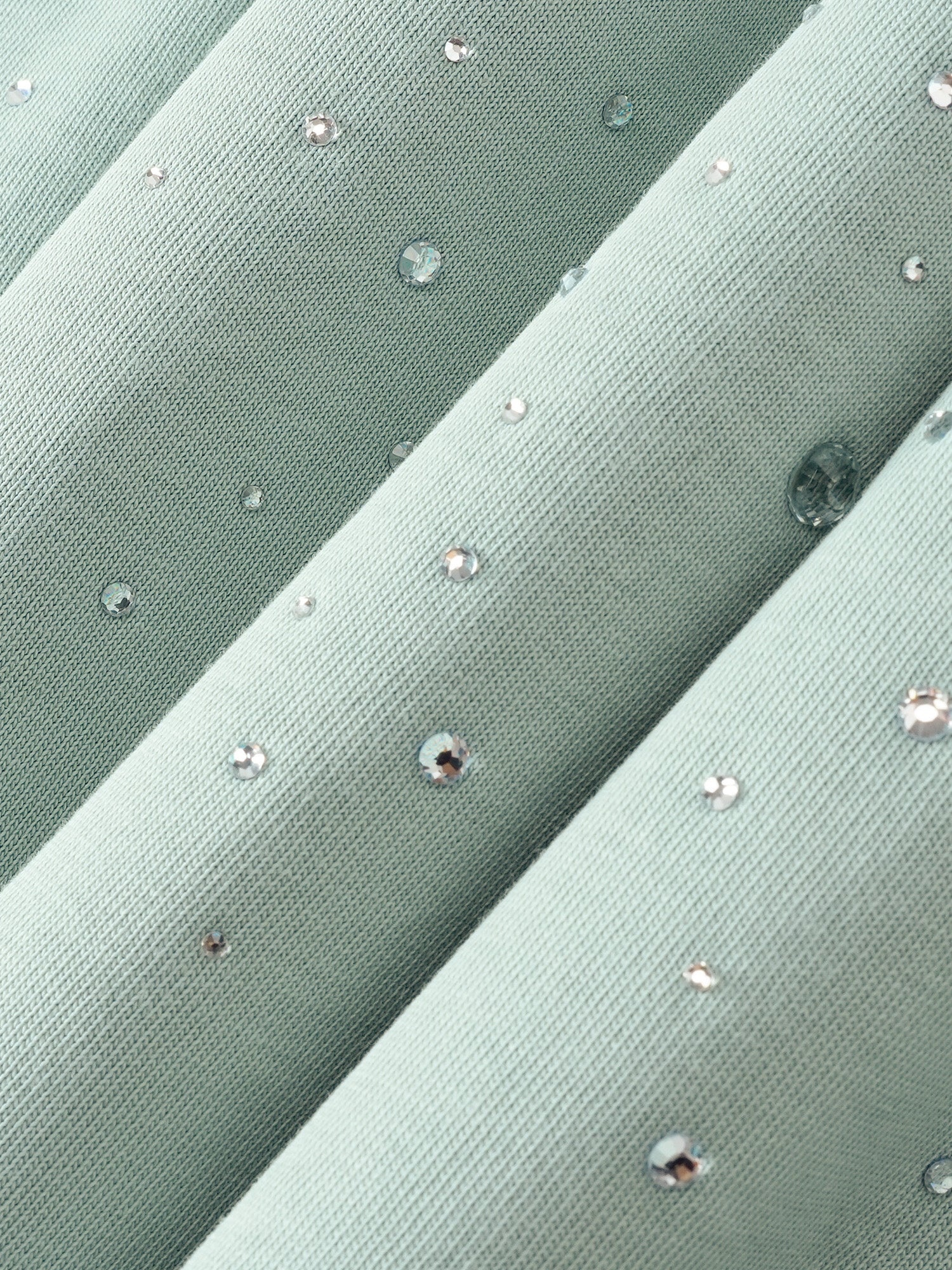 LUMINOUS DAWN RHINESTONE PATCH T-SHIRT
