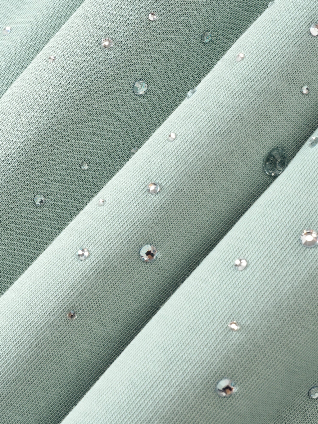 LUMINOUS DAWN RHINESTONE PATCH T-SHIRT