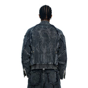 DISCIPLE BIKER DENIM JACKET