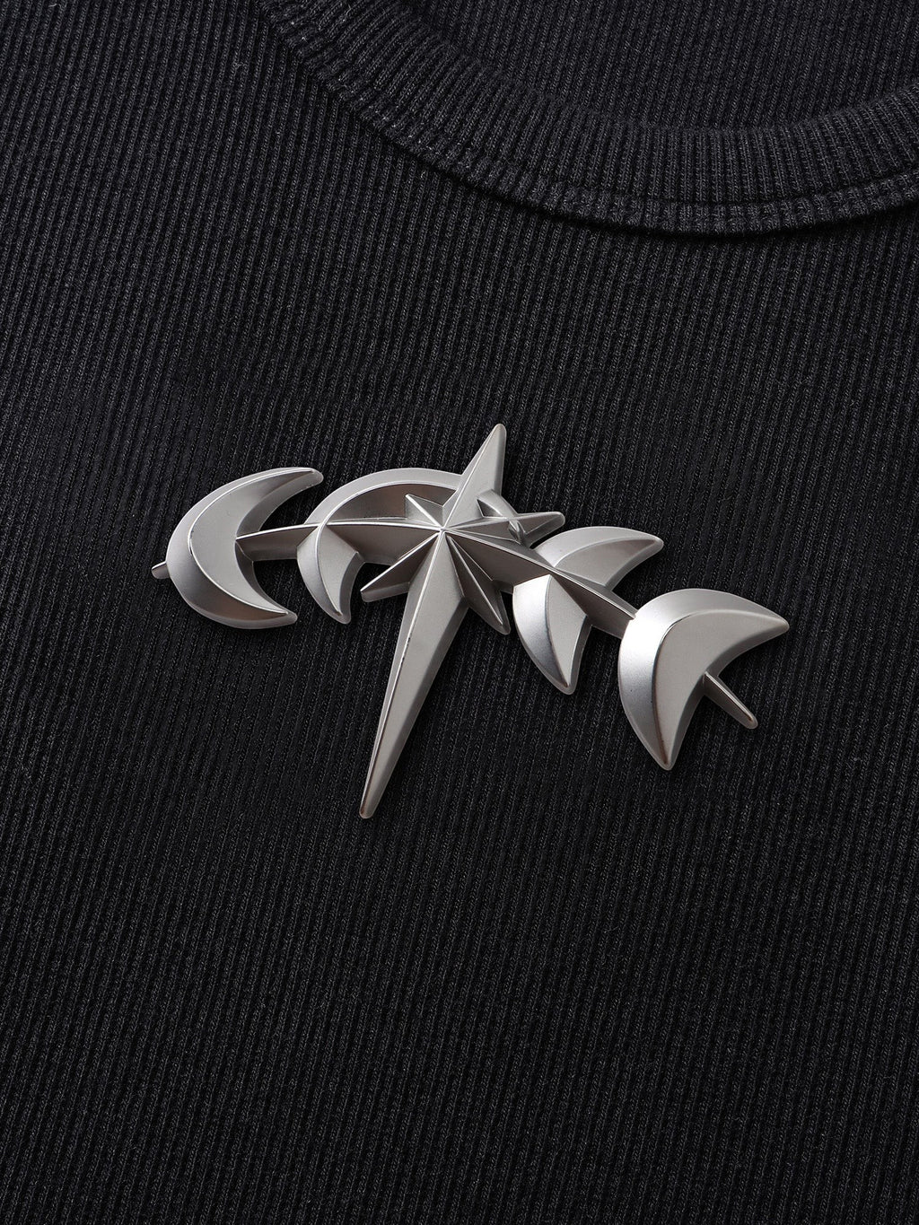 LUMINOUS DAWN ASTRAL METAL LOGO RIBBED TANK