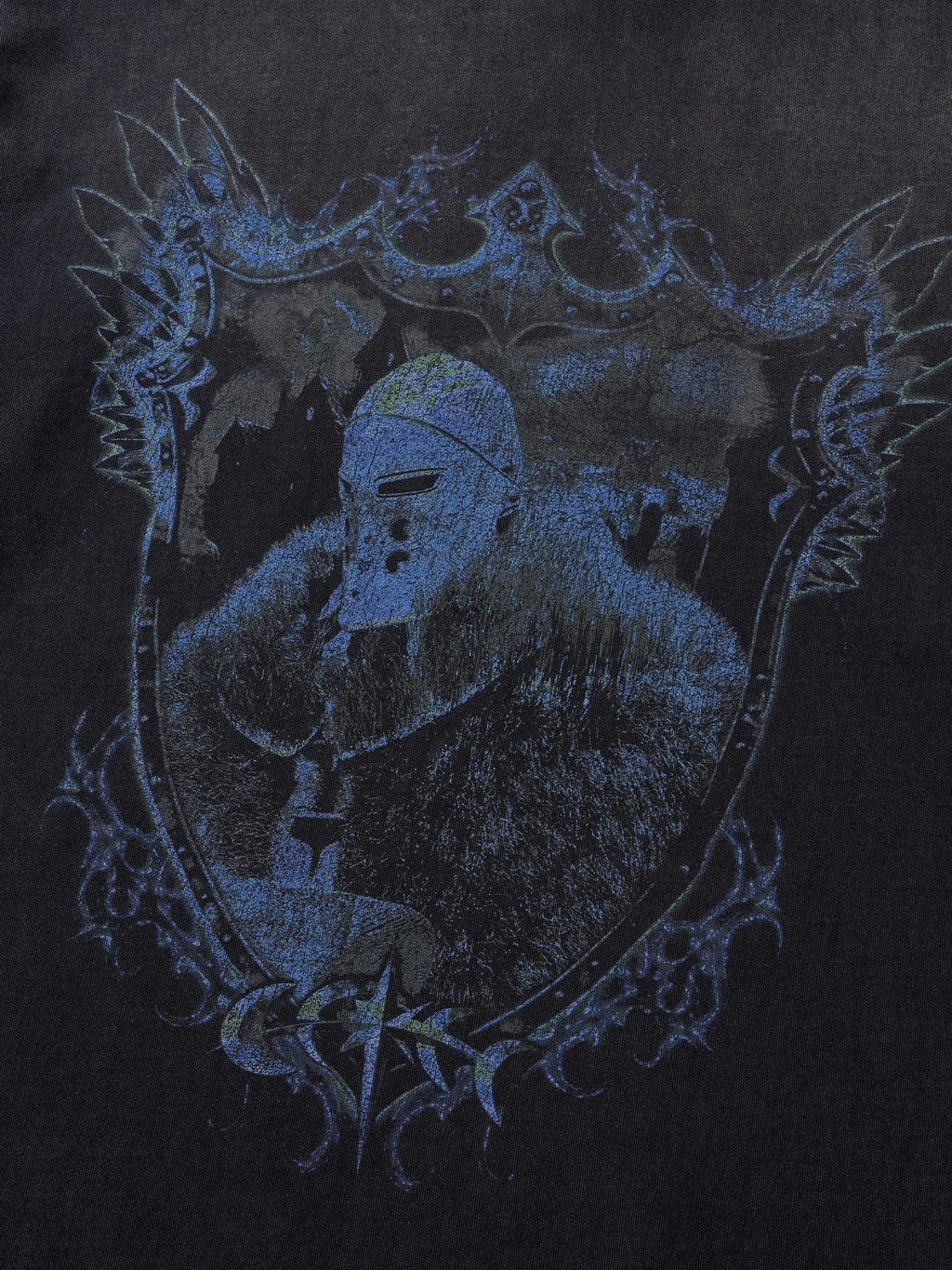 TBHNP Luminous Dawn astral knight distressed t-shirt — men's streetwear graphic tee
