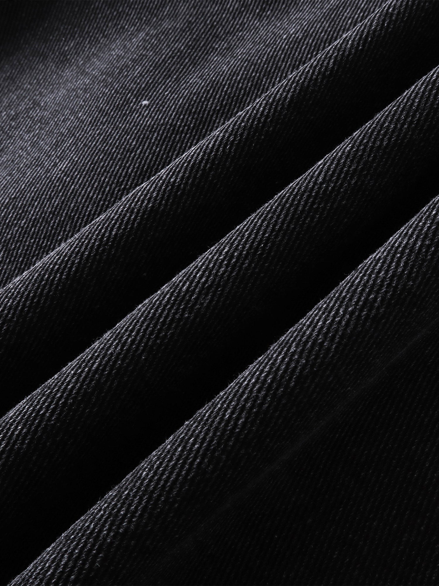 Close-up of the heavyweight cotton fabric on TBHNP Prince of Darkness blazer — men's streetwear detail