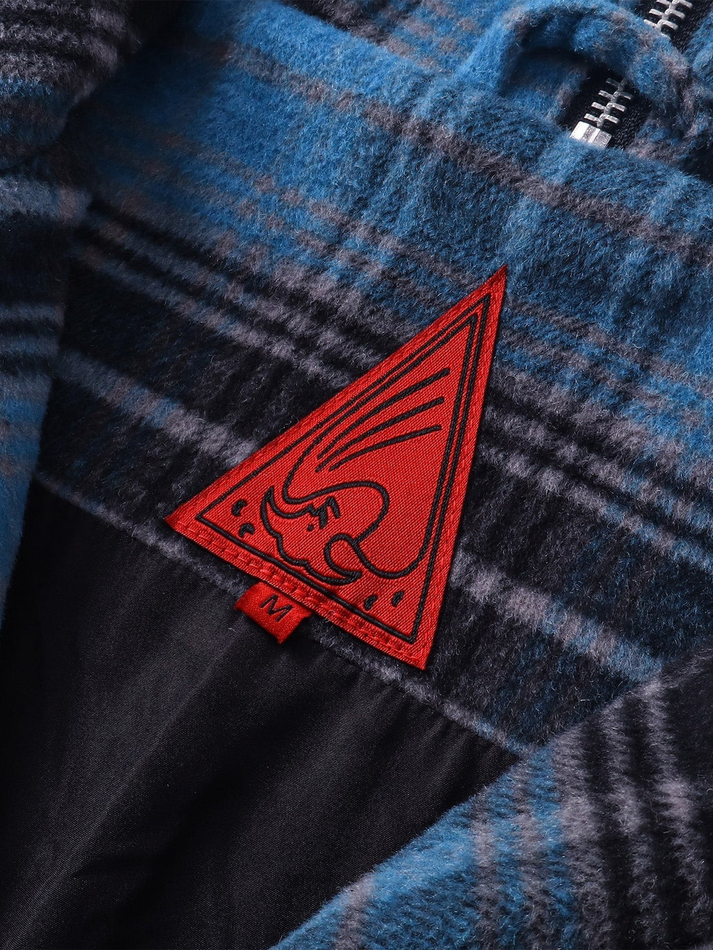 TBHNP Eclipse of the Blood Moon knight plaid zip hooded shirt — men's gothic streetwear shirt