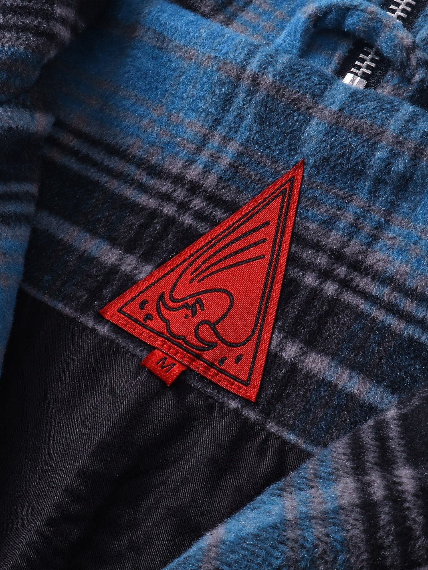 TBHNP Eclipse of the Blood Moon knight plaid zip hooded shirt — men's gothic streetwear shirt